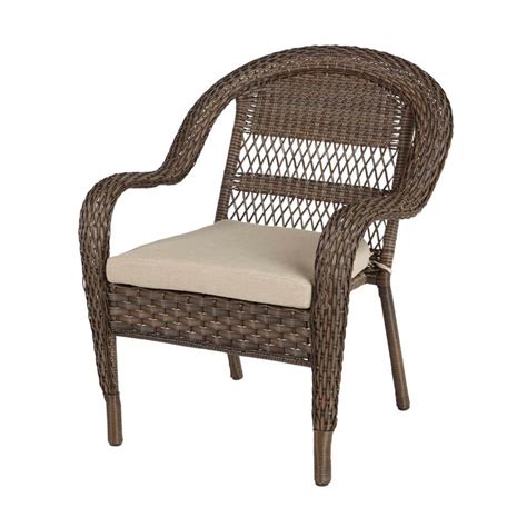 dark brown wicker patio chairs
